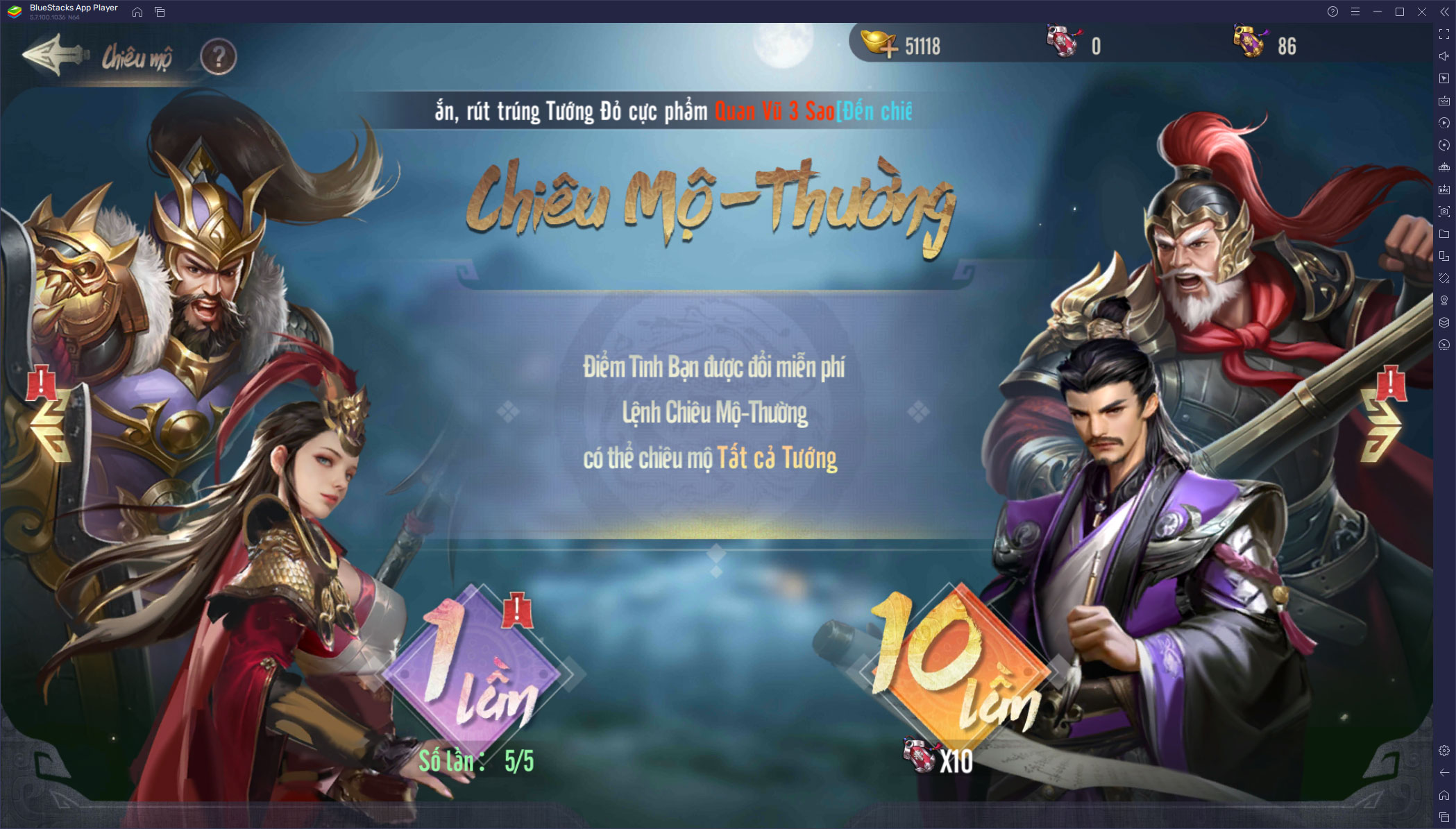 Trải nghiệm game chiến thuật Vương Giả Thiên Hạ trên PC với BlueStacks