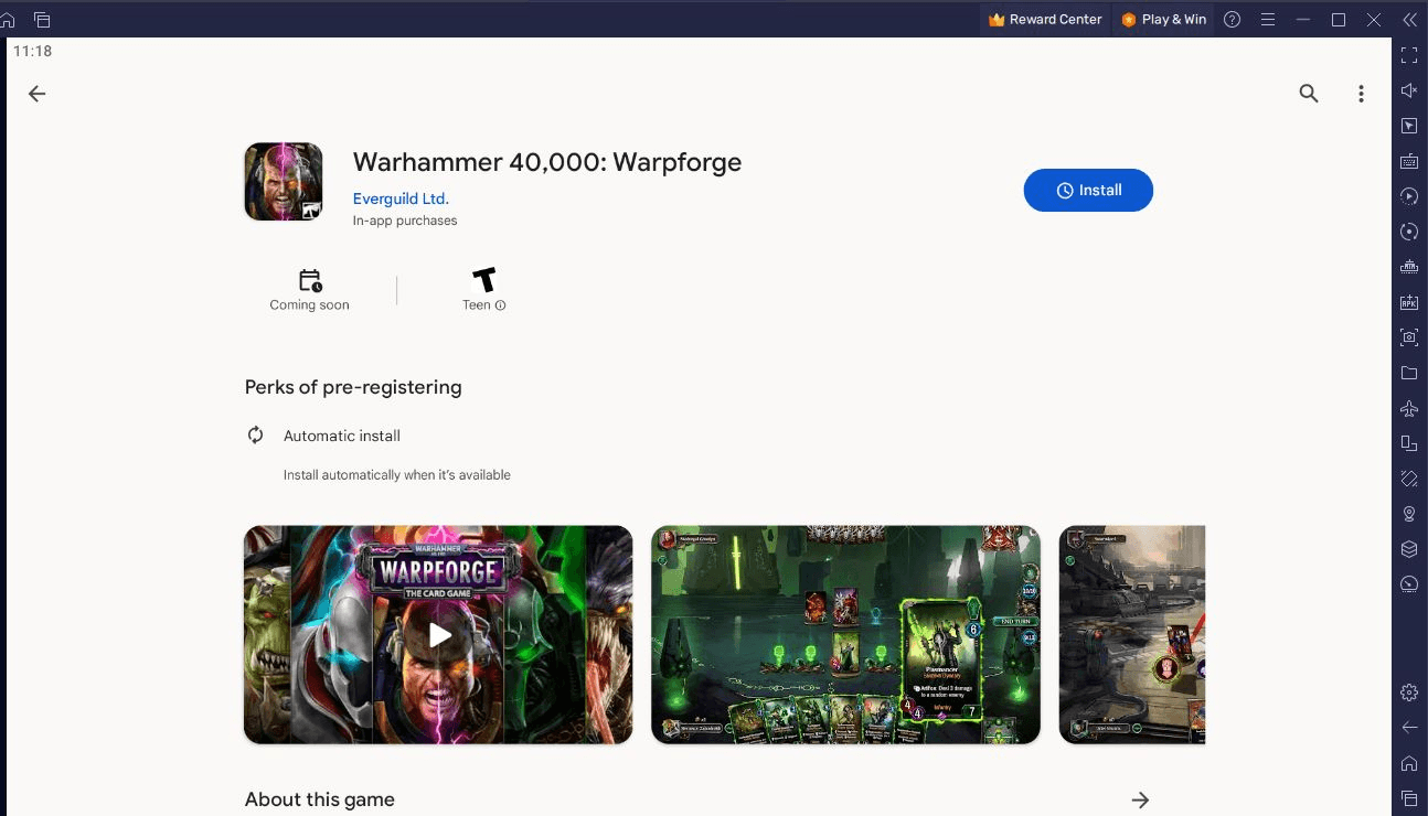How to Play Warhammer 40,000: Warpforge on PC or Mac with BlueStacks