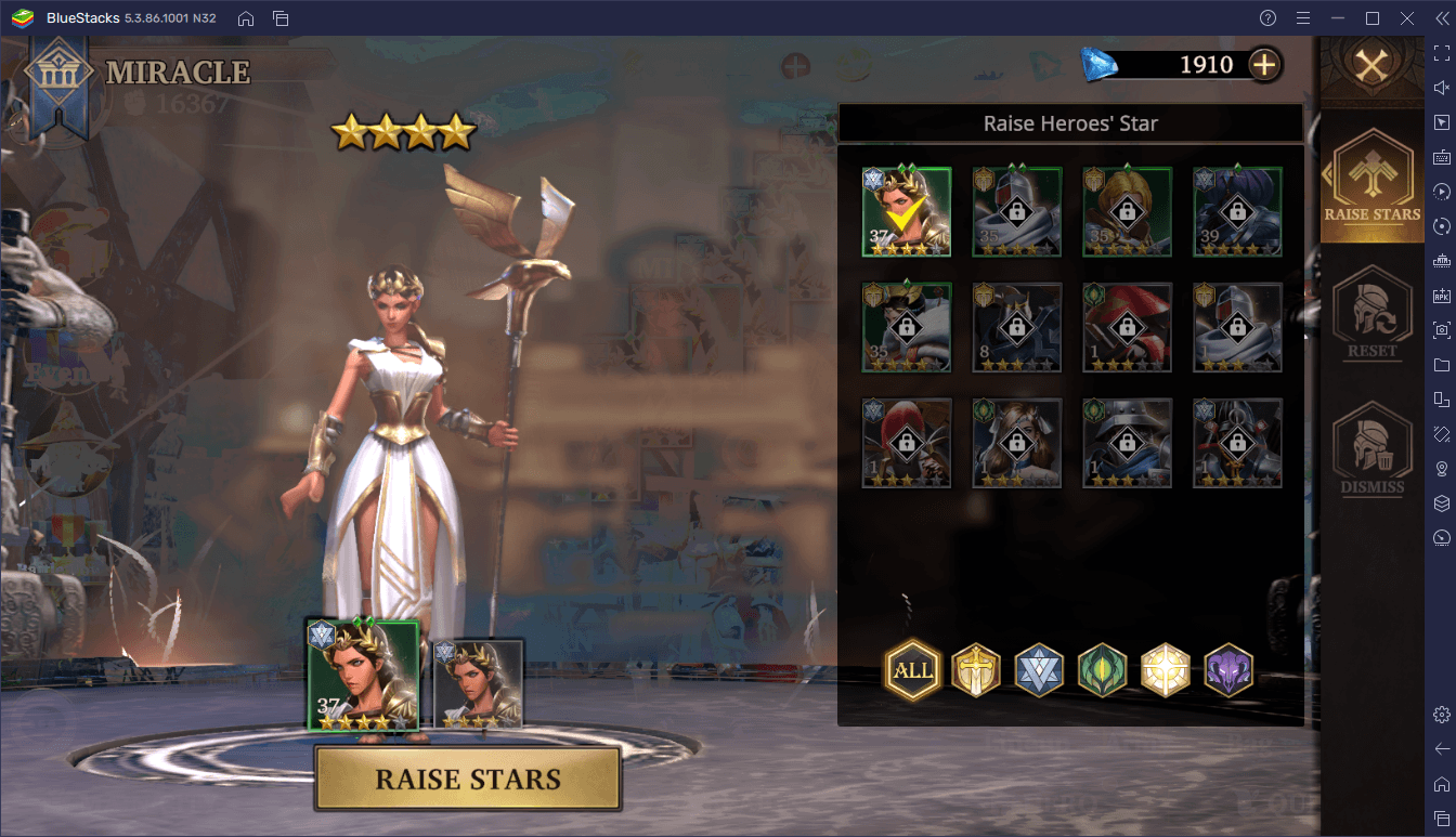 How to Upgrade Heroes in War of Deities: Darkness Rises