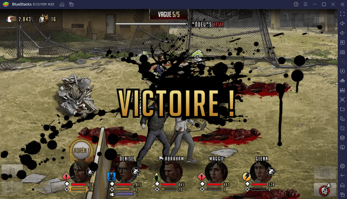 Le Guide de l’Atelier dans The Walking Dead: Road to Survival