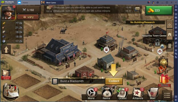 BlueStacks Anleitung für West Game: Keymapping Domination