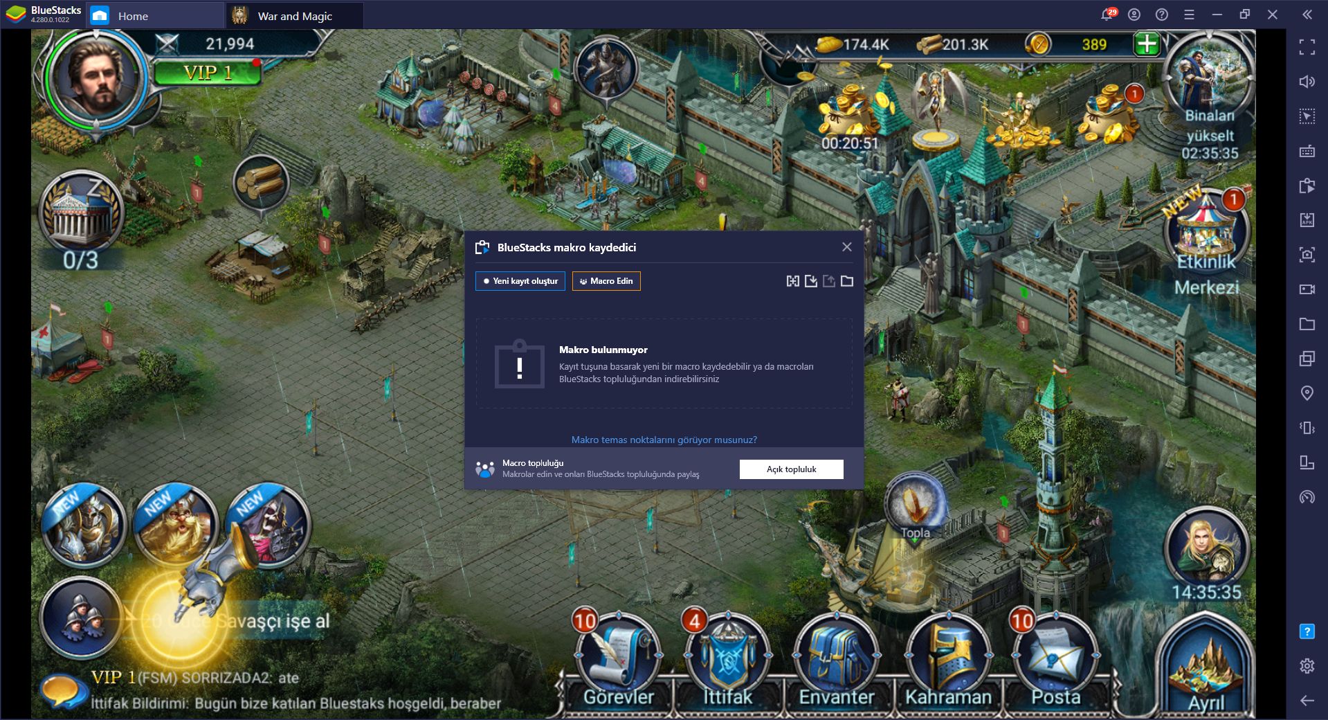 War and Magic: BlueStacks Kurulum Rehberi