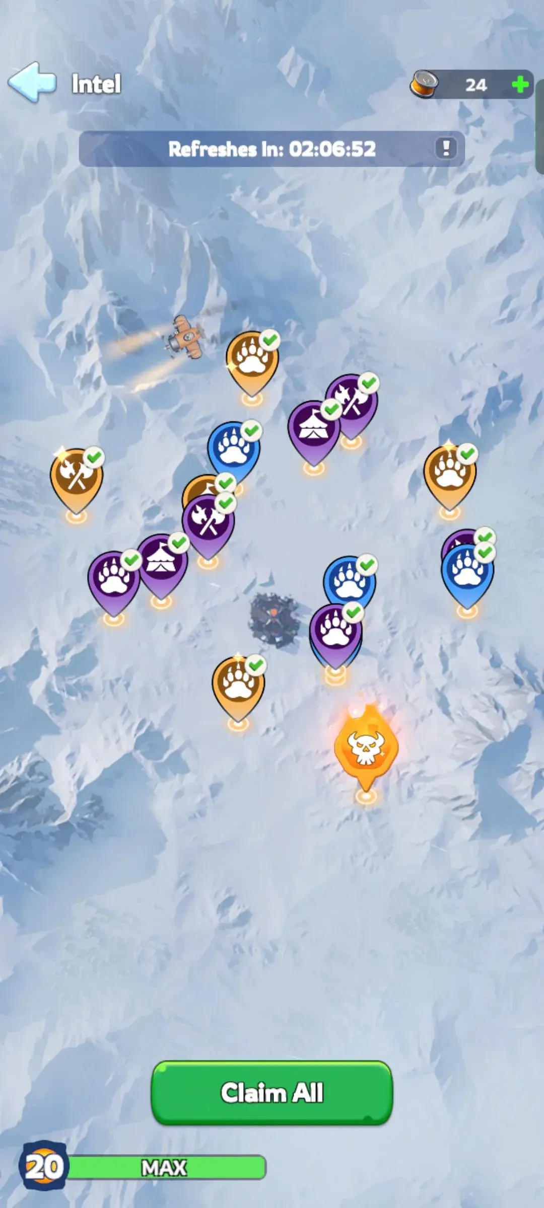 Whiteout Survival Intel Missions map