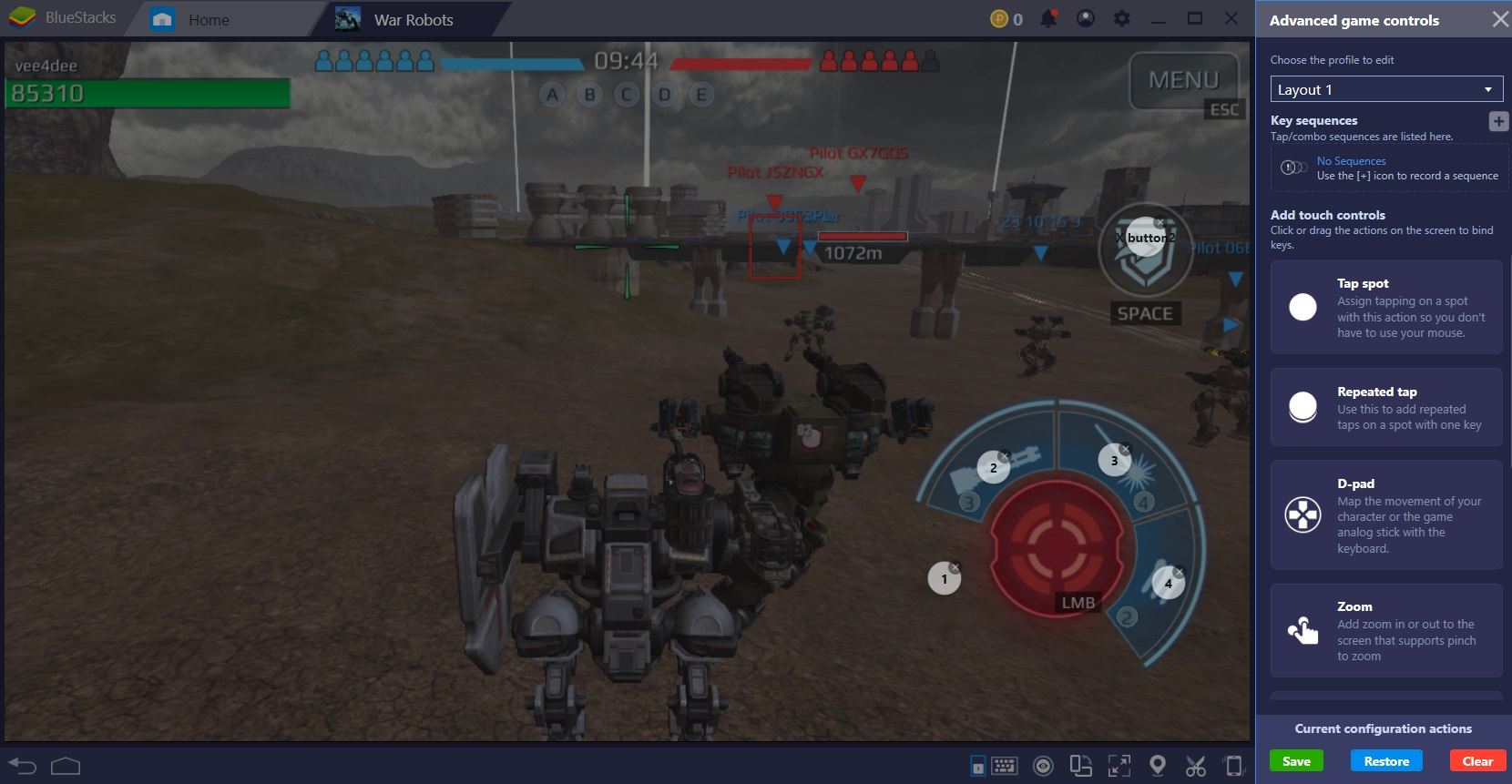 Guide pour Jouer à War Robots Multiplayer Battles sur PC avec BlueStacks