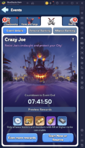 Guide De l'Événement Crazy Joe dans Whiteout Survival: Conseils, Stratégies et Récompenses