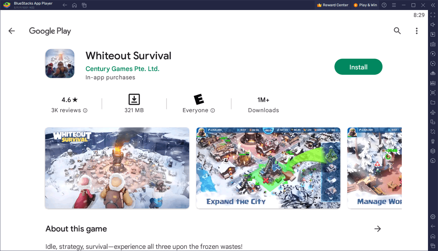 So spielst du Whiteout Survival auf dem PC mit BlueStacks