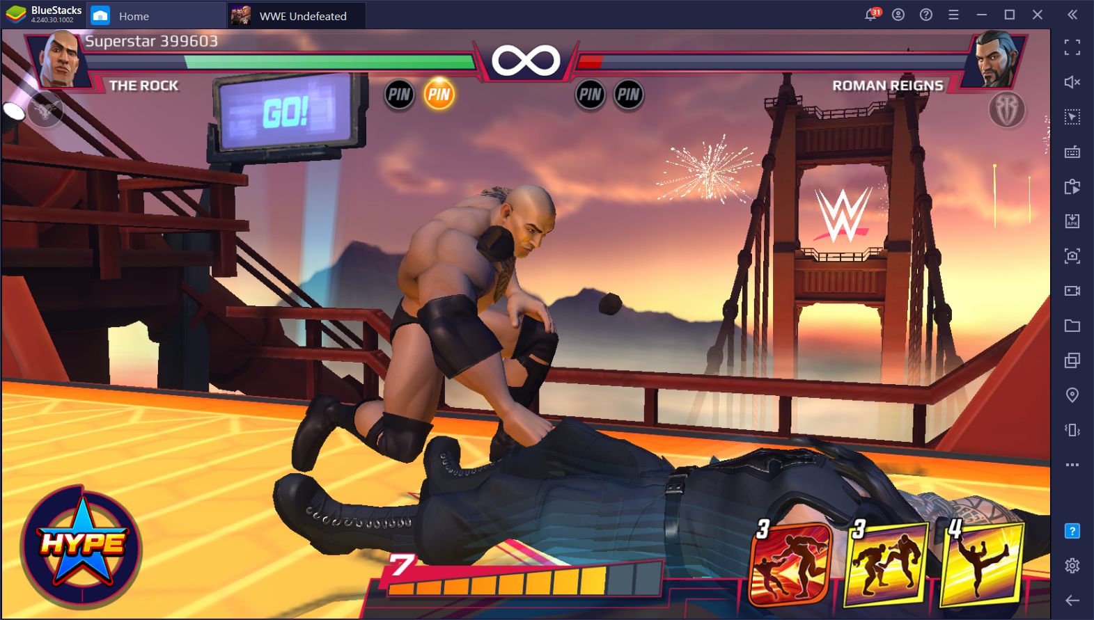 WWE Undefeated Just Released and You Can Play it on PC With BlueStacks