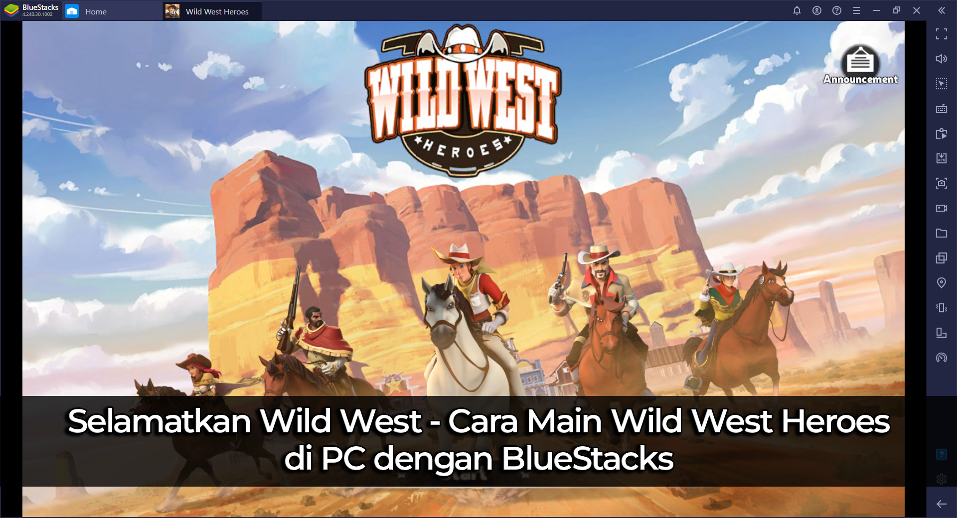 Selamatkan Wild West – Cara Main Wild West Heroes di PC dengan BlueStacks