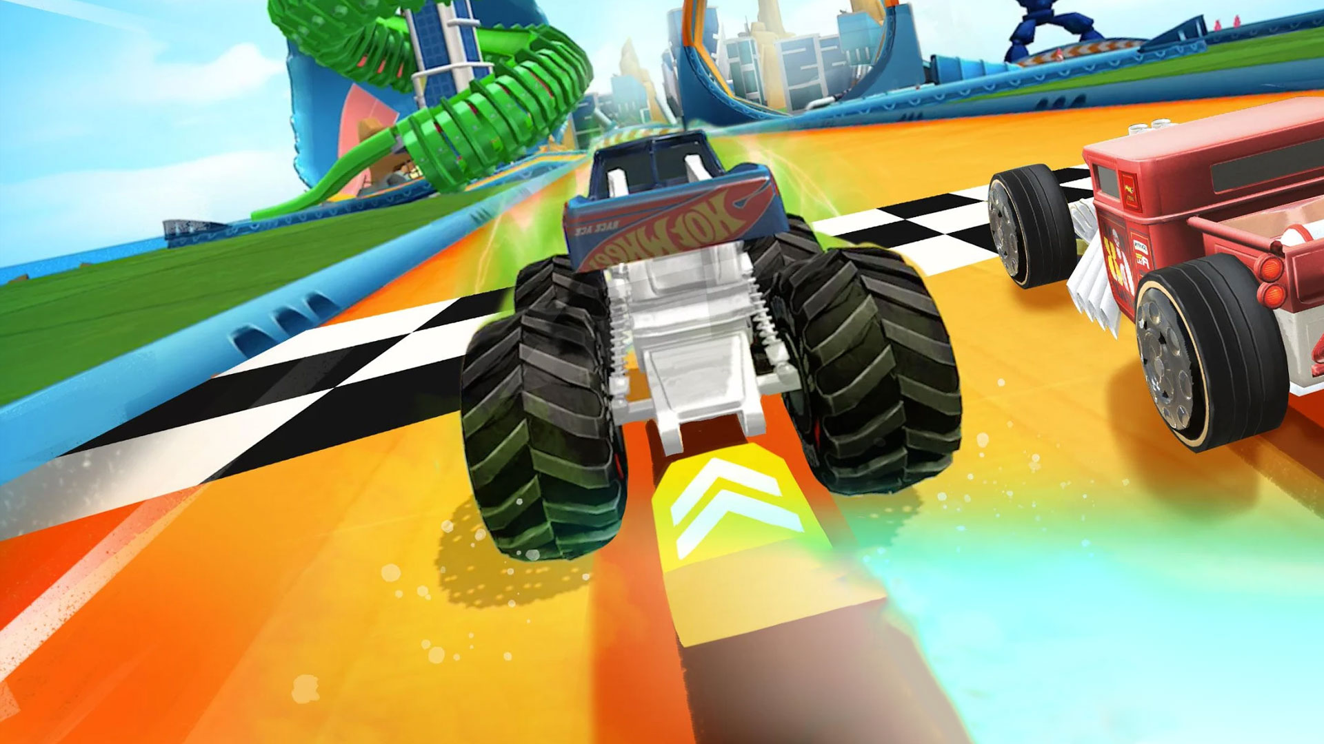 Hot Wheels Unlimited: Epic Racing Monster Trucks & Bone Shaker