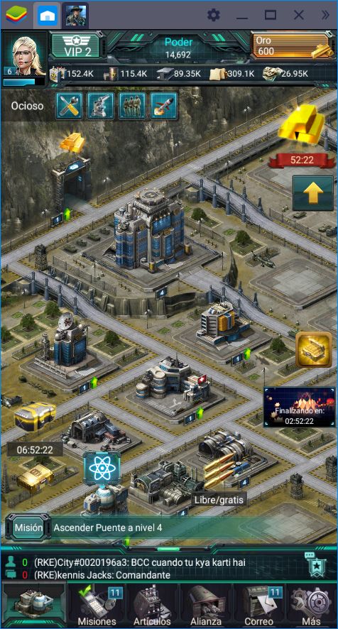 Guía para Principiantes de War Games - Commander en BlueStacks