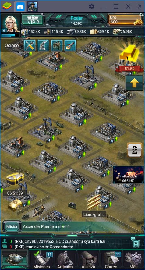 Guía para Principiantes de War Games - Commander en BlueStacks