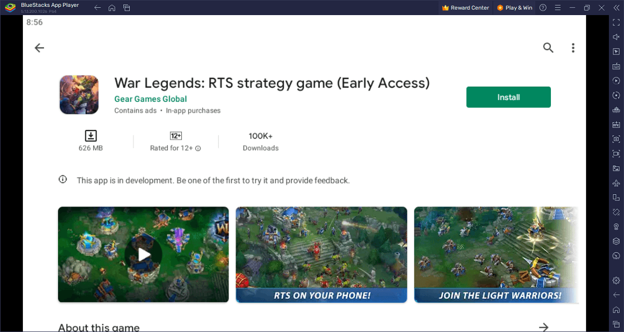 How to Play War Legends: RTS strategy game on PC With BlueStacks