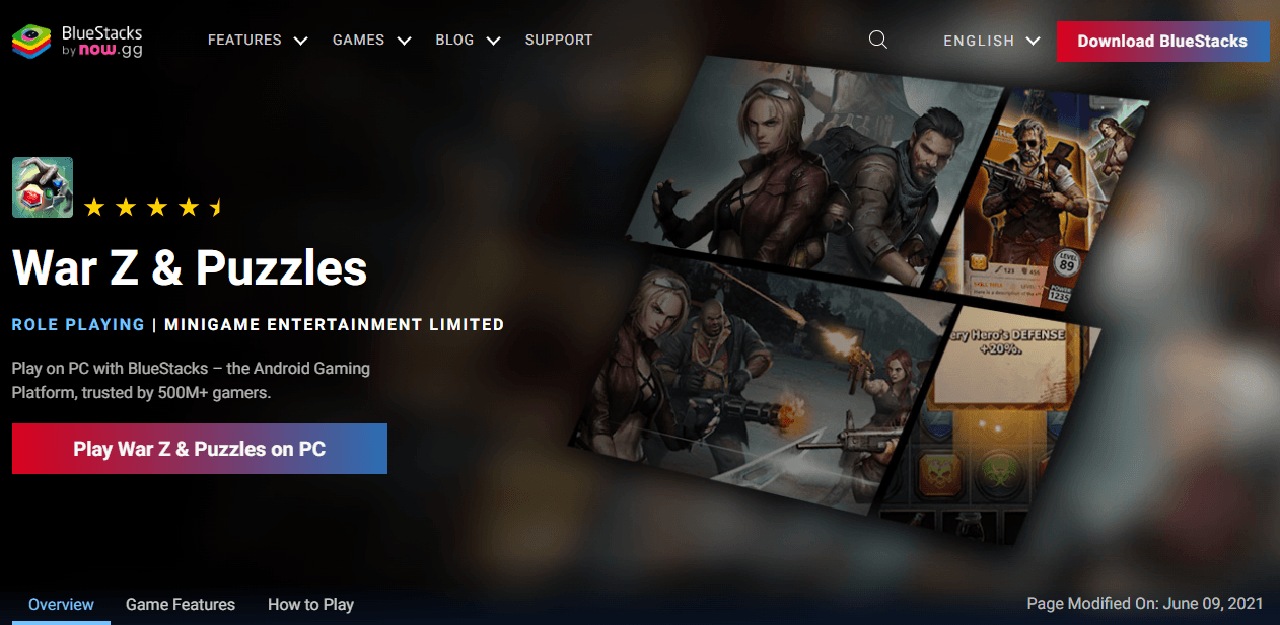 How to Play War Z & Puzzles on PC With BlueStacks
