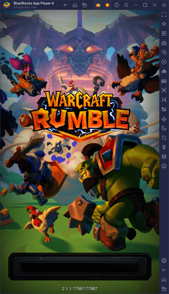 Warcraft Rumble Landscape Mode on BlueStacks - Command the Battlefield in Widescreen Glory