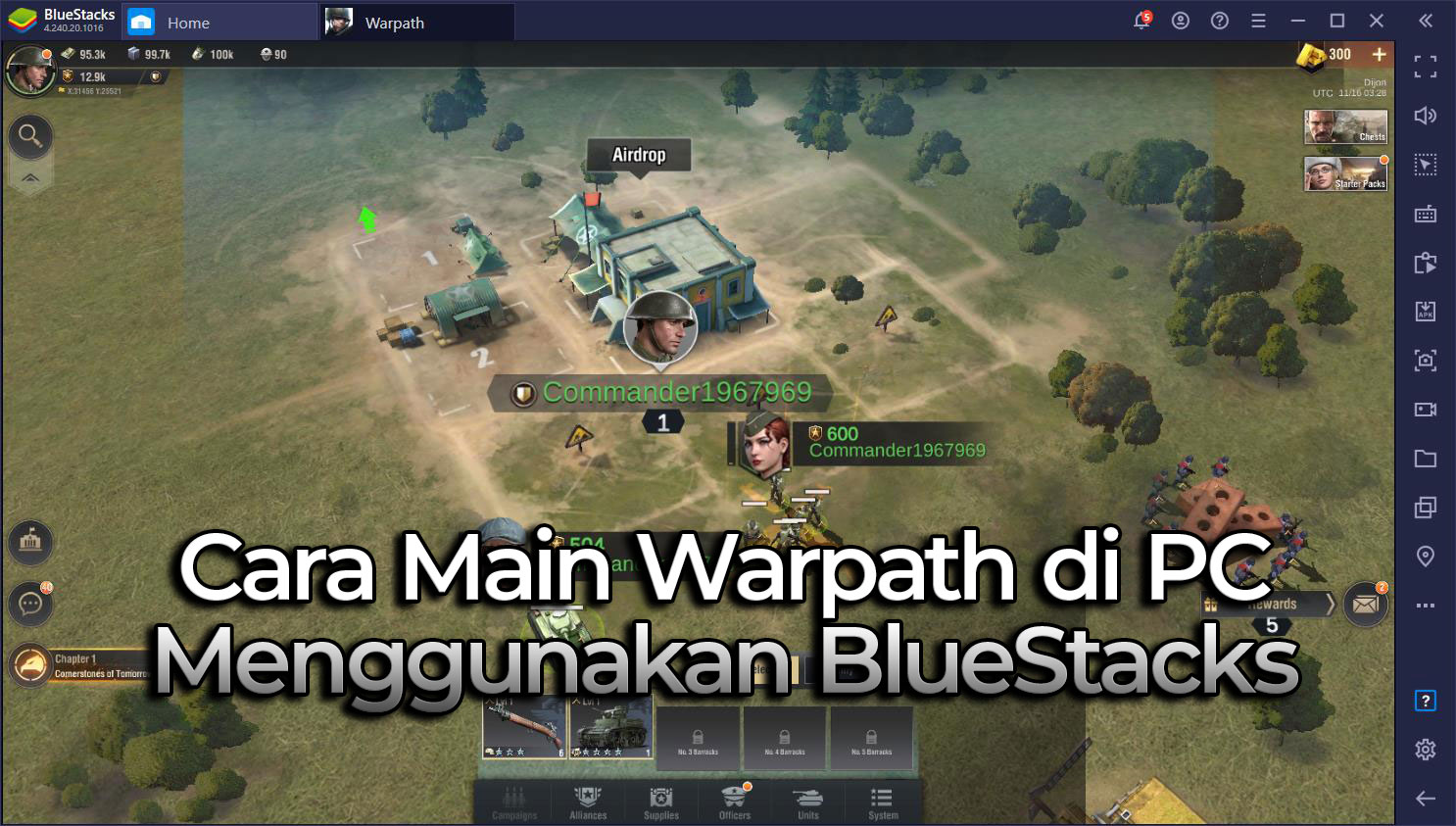 Warpath di PC - Cara Install dan Memainkan Game RTS ini di Mac atau PC