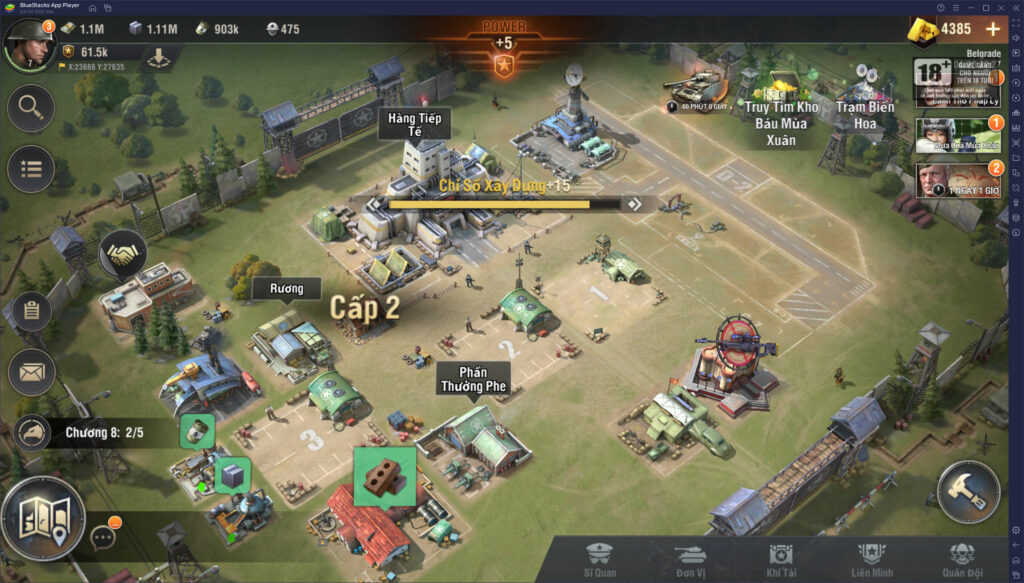 Chinh chiến Warpath: Huân Chương Chiến Hỏa trên PC với BlueStacks
