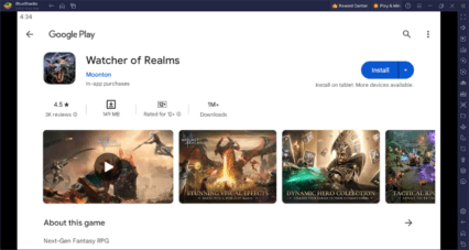 How to Play Watcher of Realms on PC with BlueStacks