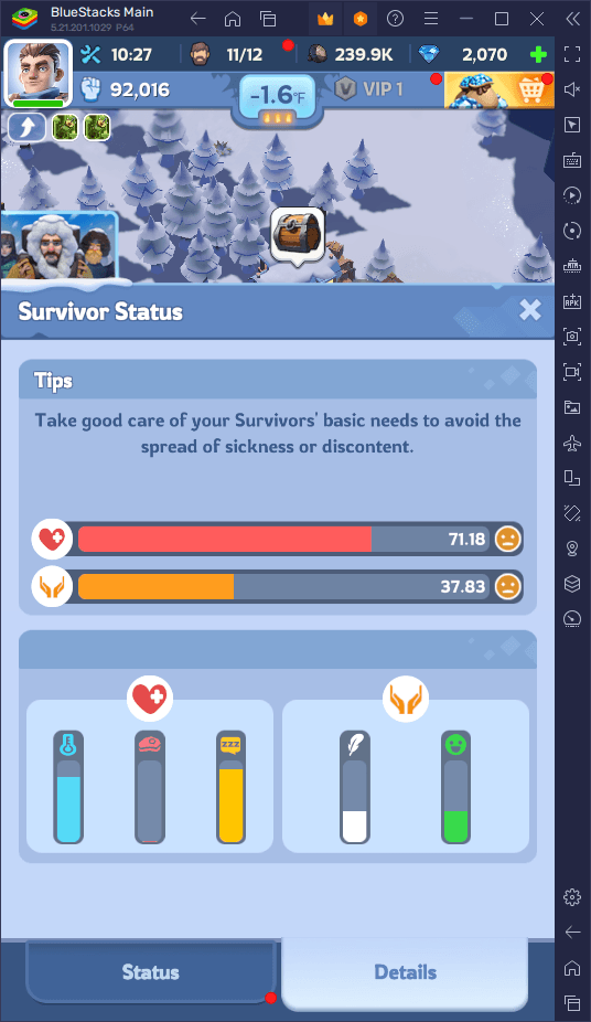 Whiteout Survival auf dem PC unverzichtbare BlueStacksTipps und Tricks für Neulinge