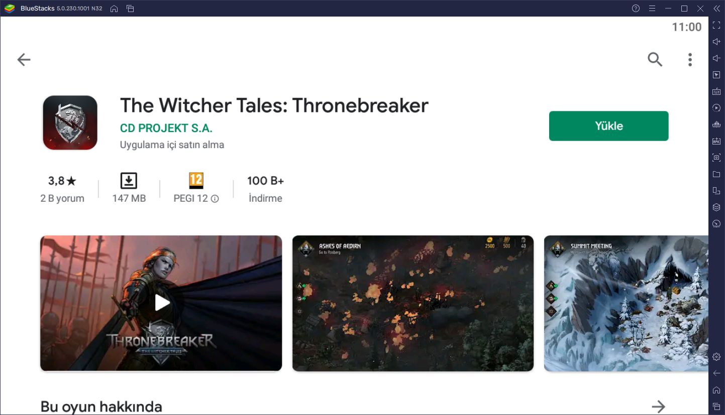 BlueStacks ile Bilgisayarınızda The Witcher Tales: Thronebreaker Oynayın
