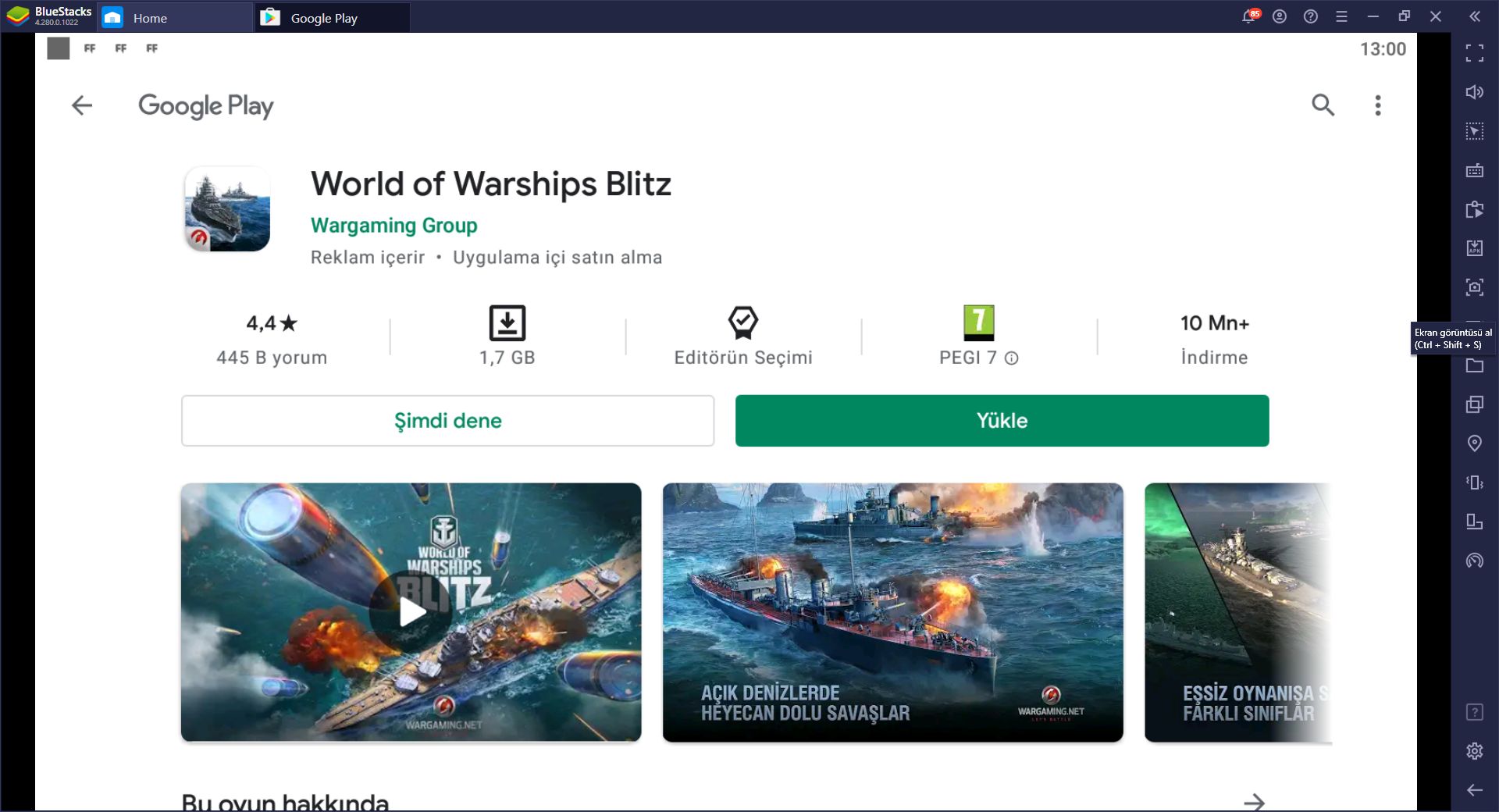 BlueStacks ile World of Warships Oynayın