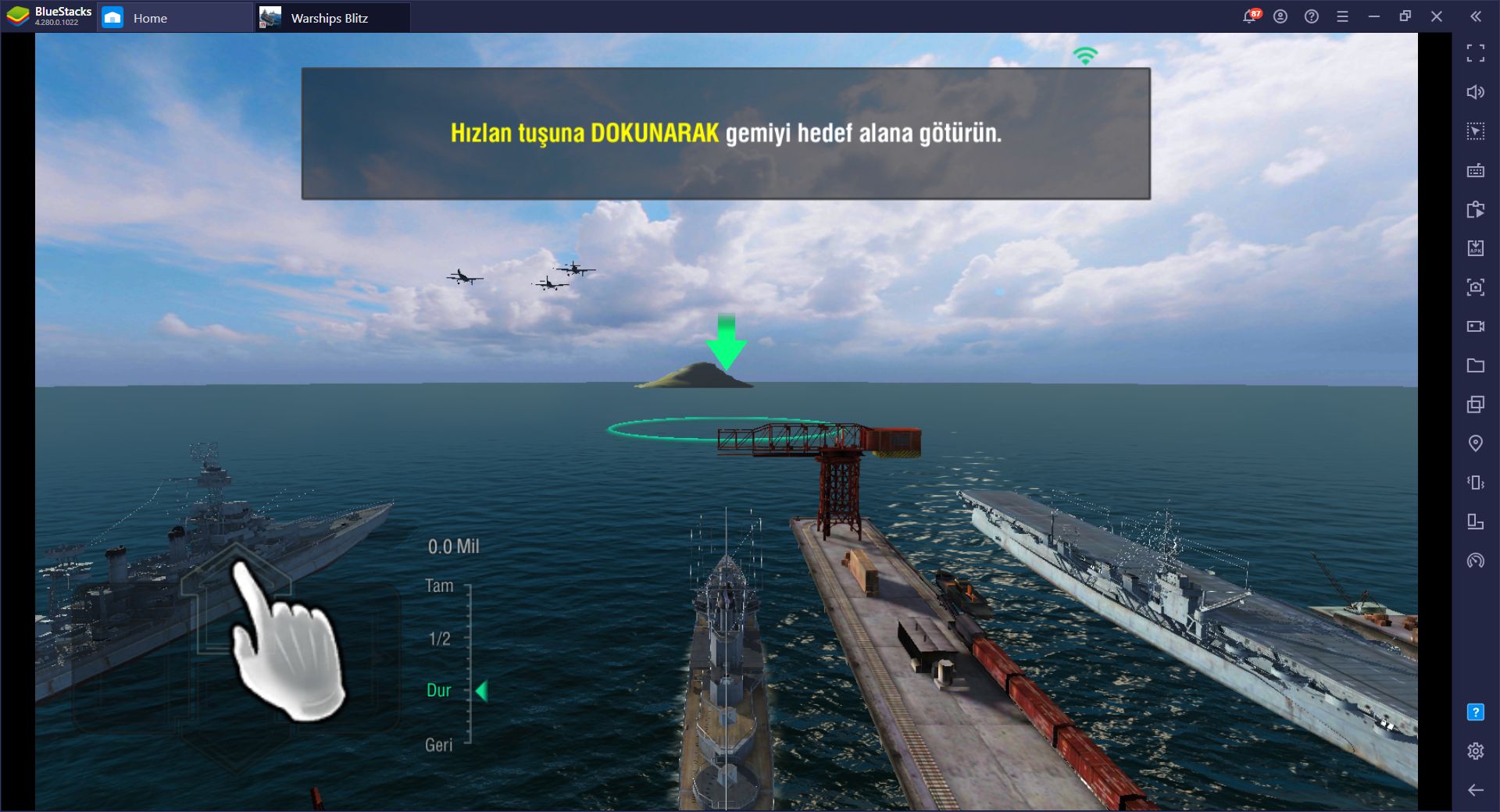 BlueStacks ile World of Warships Oynayın