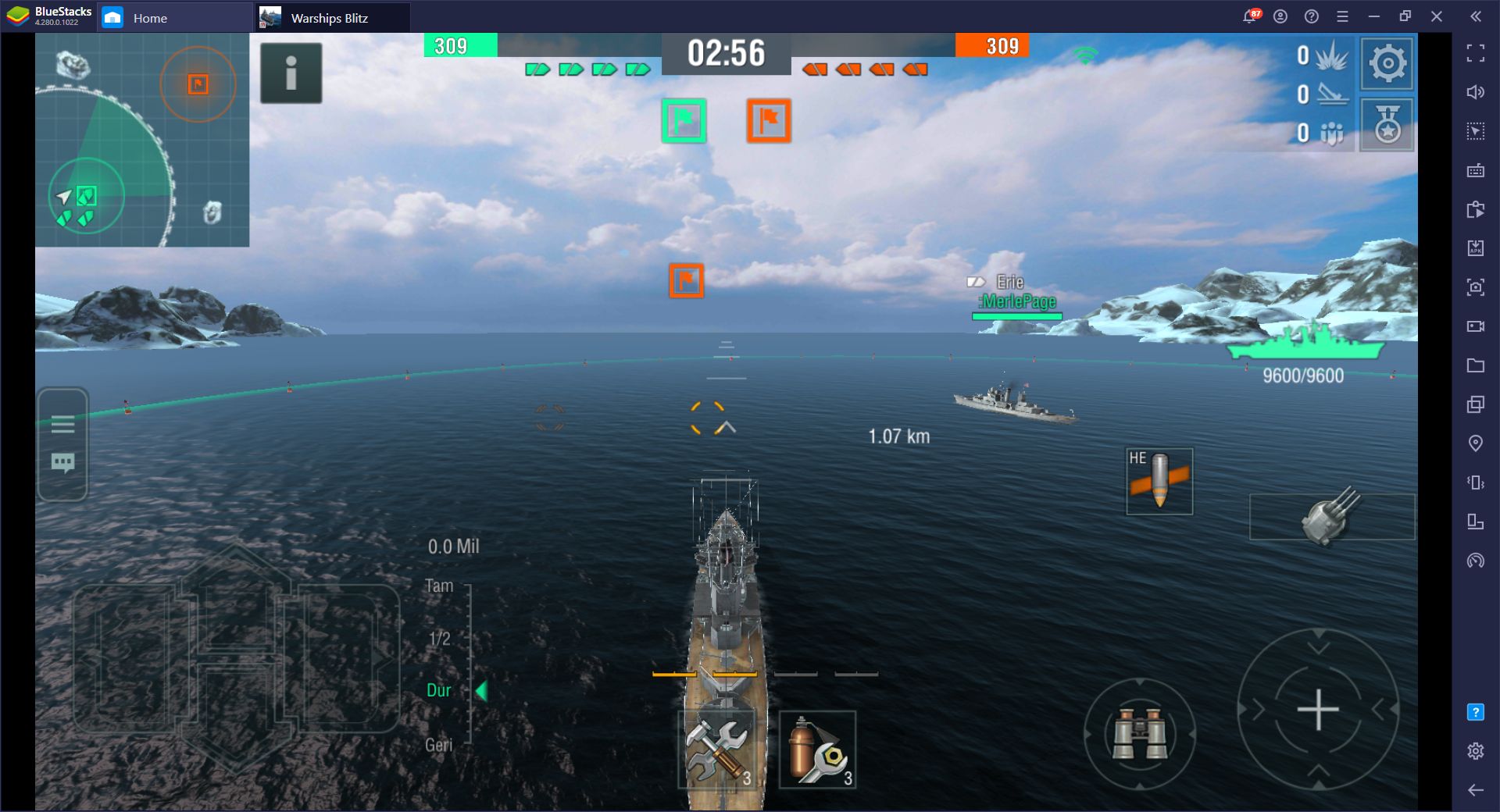 BlueStacks ile World of Warships Oynayın