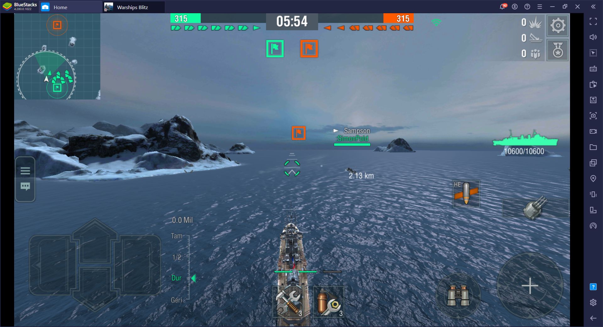 World of Warships Blitz Deniz Savaşları