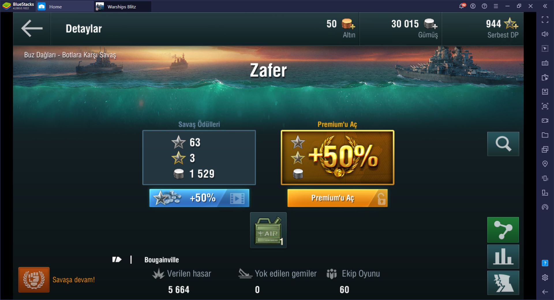 World of Warships Blitz Deniz Savaşları