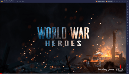 Шутер World War Heroes на компьютере через BlueStacks