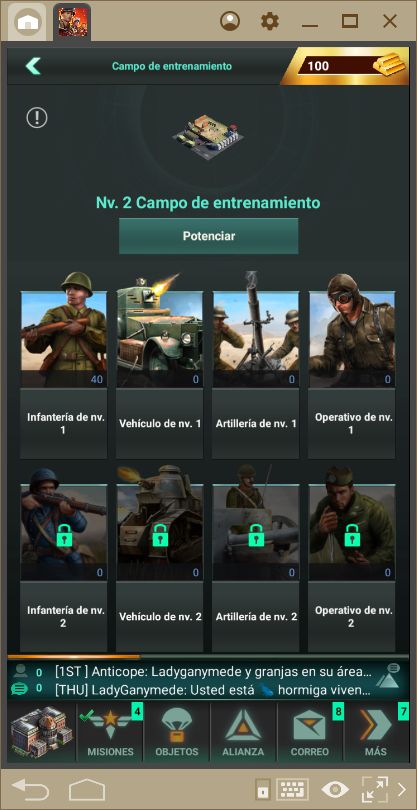 Cómo Aumentar tu Potencial de Combate en World War Rising