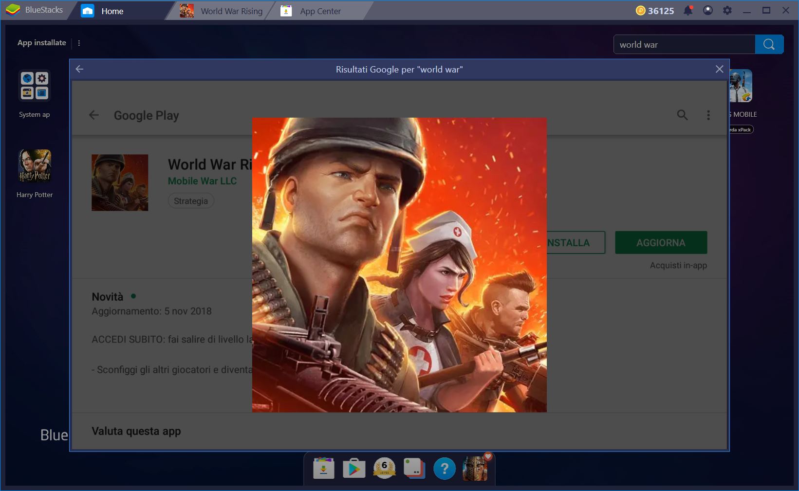 Giocare a World War Rising con i vantaggi di Bluestacks 4