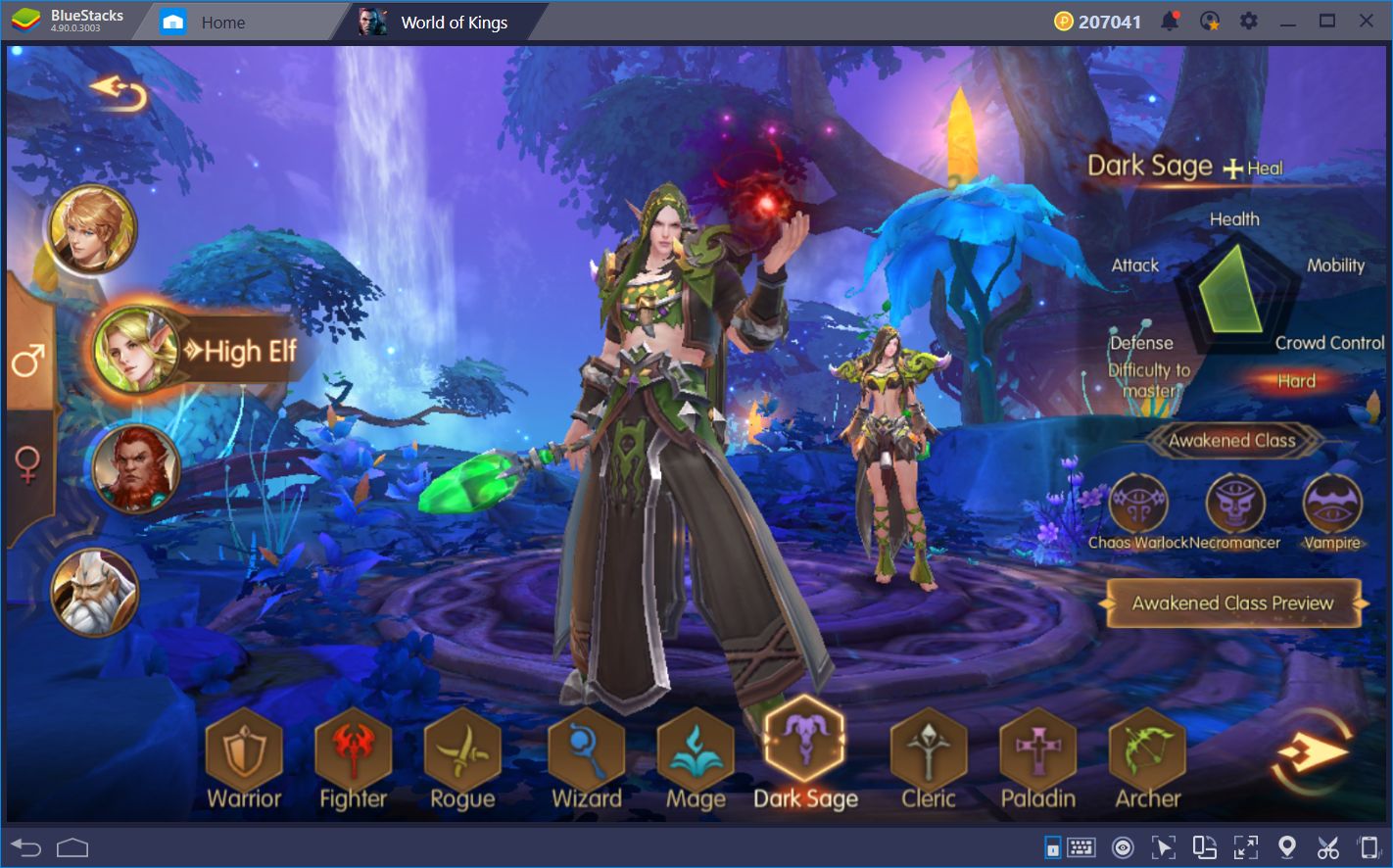 World Of Kings Like World Of Warcraft But On Android Bluestacks 4