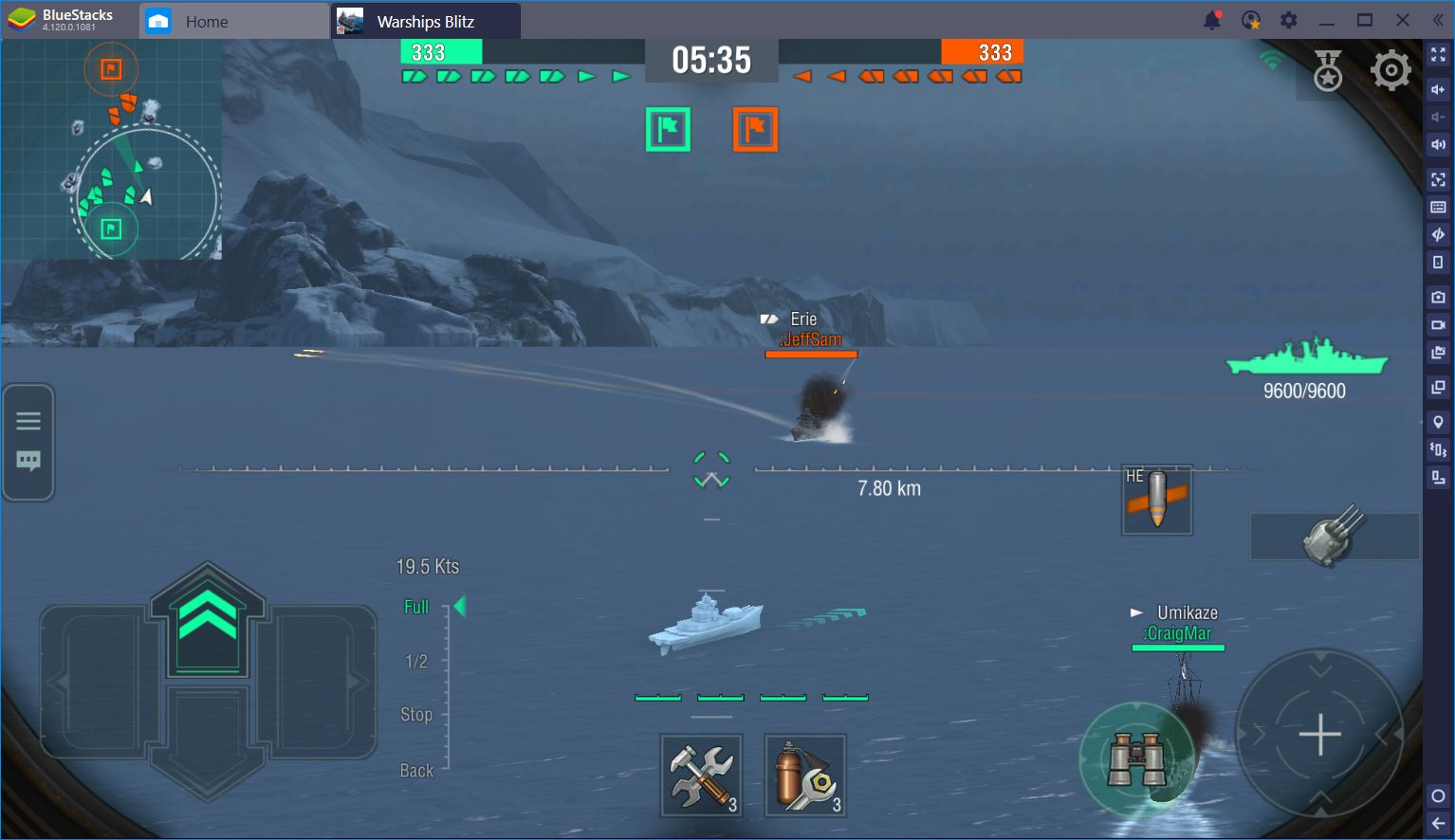 World of Warships Blitz: Nautical Domination With BlueStacks