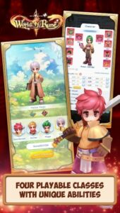 World of Rune Fantasy MMORPG – Guía de Clases y Habilidades