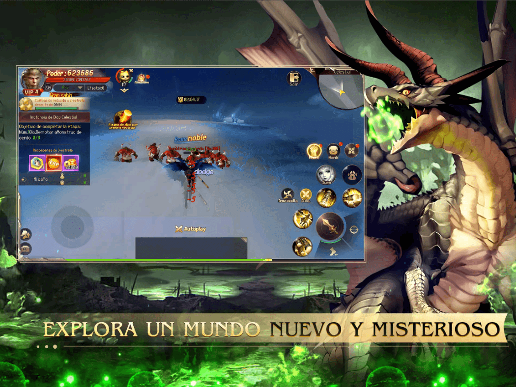 Cómo instalar y jugar Rebirth of Myths: Dragonborn en PC con BlueStacks