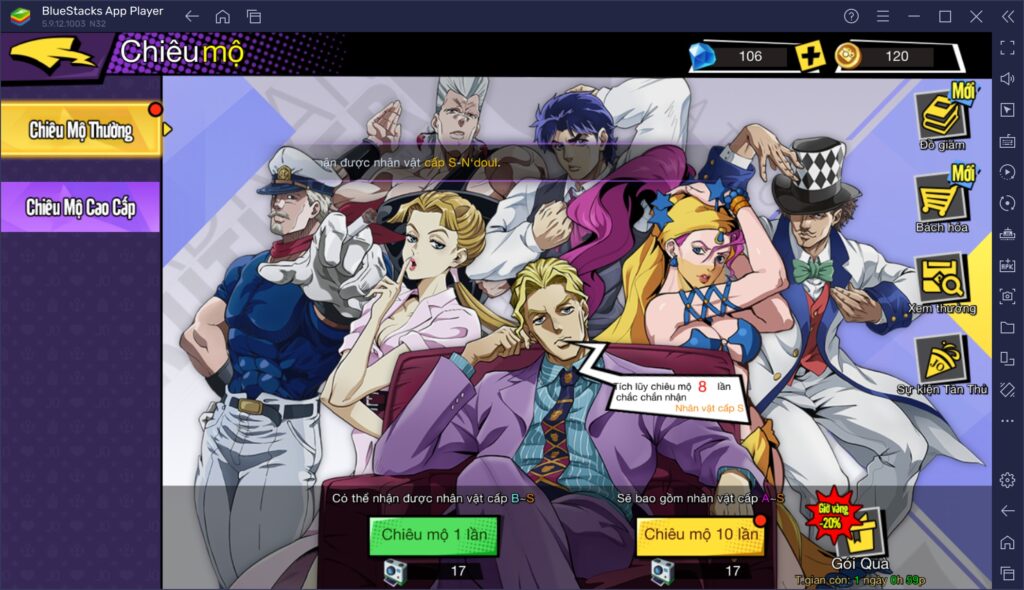 Ý Chí Bất DiệtStand Đại Chiến Cẩm Nang Cho Người Mới BlueStacks