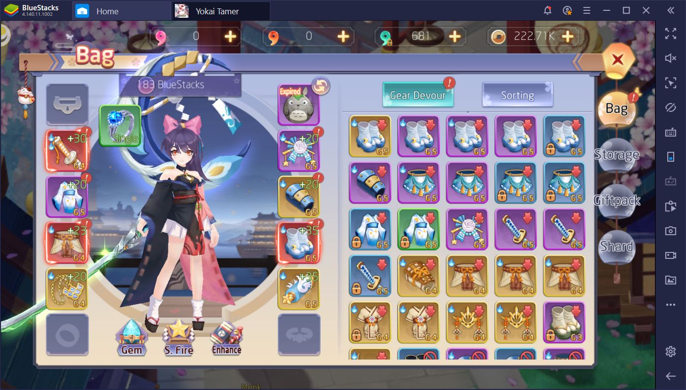Yokai Tamer On Pc How To Get Better Gear And Increase Your Cp Bluestacks