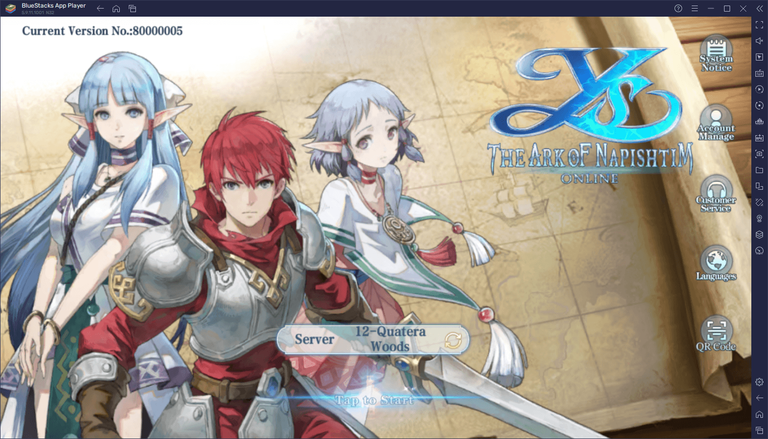 Ys Online: The Ark of Napishtim — функции BlueStacks, улучшающие игру на ПК