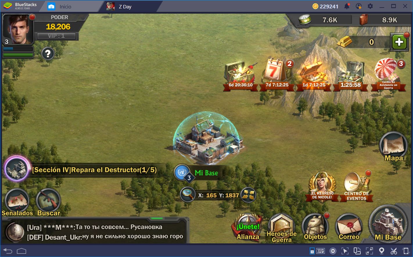 Cómo Dominar tu Servidor en Día Z: Héroes de Guerra con BlueStacks