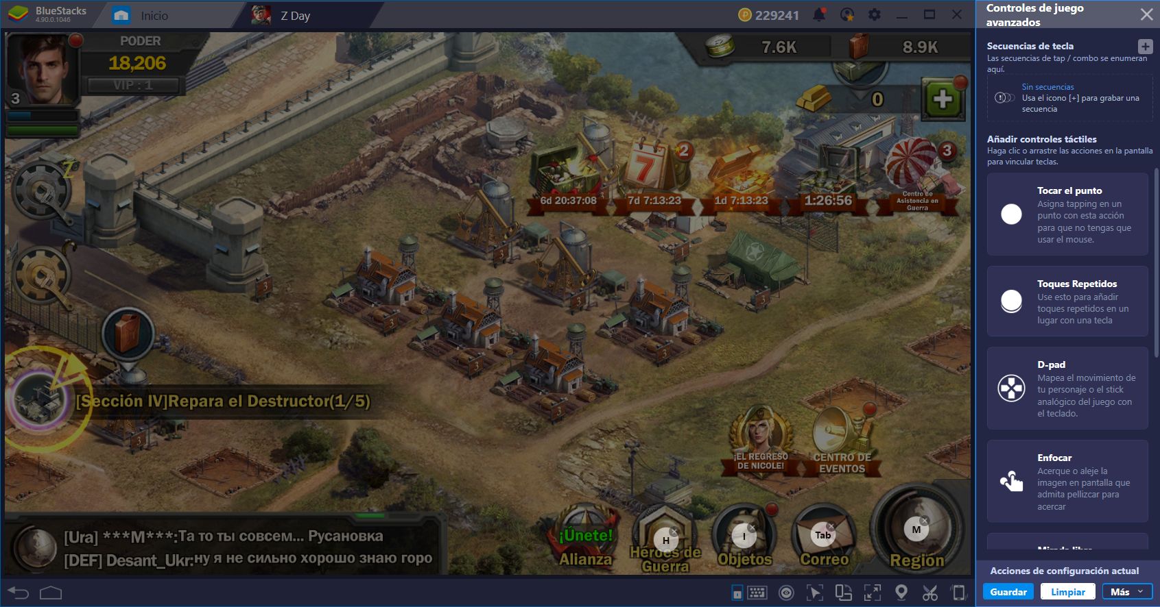 Cómo Dominar tu Servidor en Día Z: Héroes de Guerra con BlueStacks