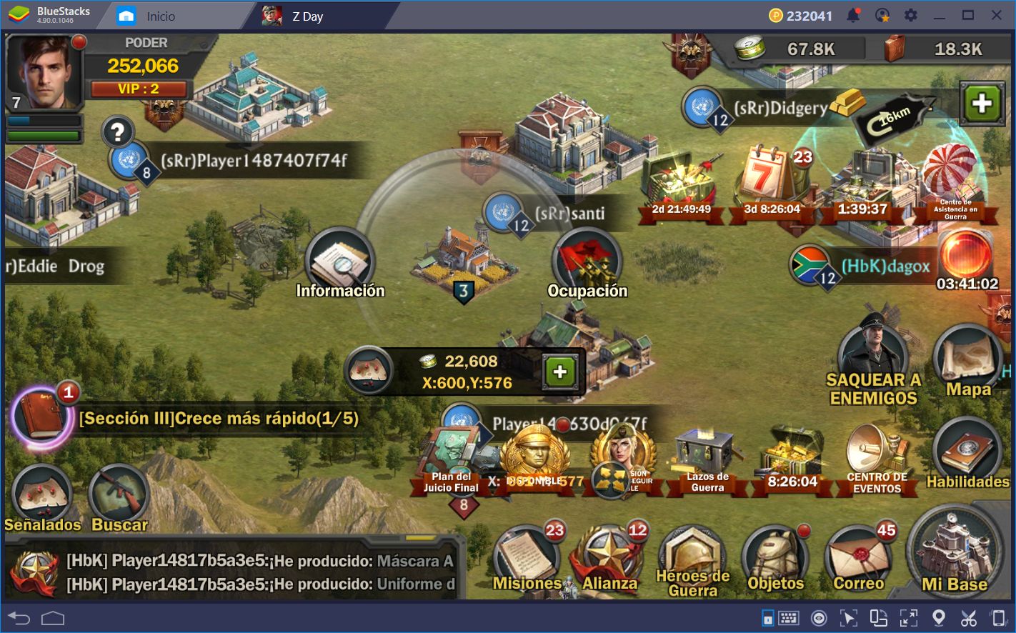 Optimizando tu Producción en Día Z: Héroes de Guerra Desde Temprano