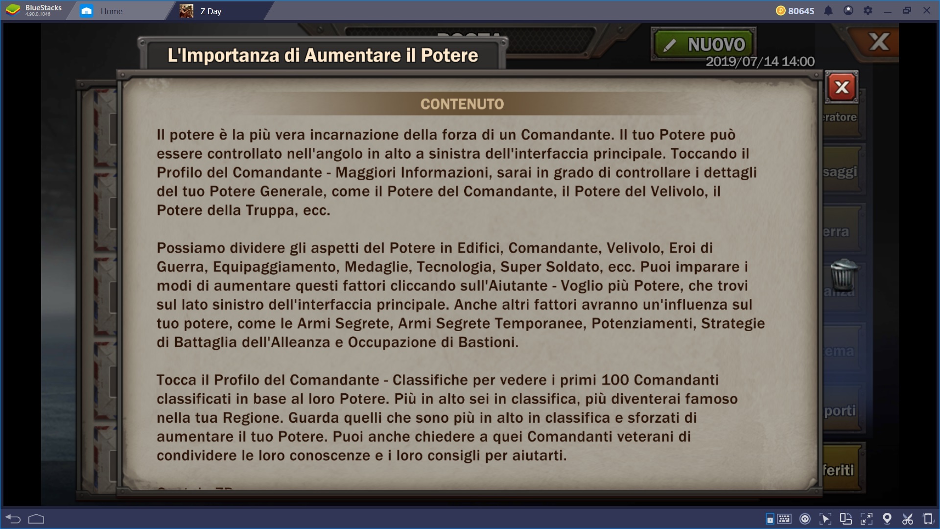 Come aumentare in modo efficace la tua Potenza in Z Day: Hearts of Heroes