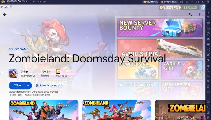 BlueStacks ile Zombieland: Doomsday Survival PC Kurulum Rehberi