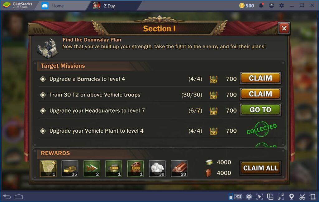 bluestacks mobile heroes characters with 4 skills