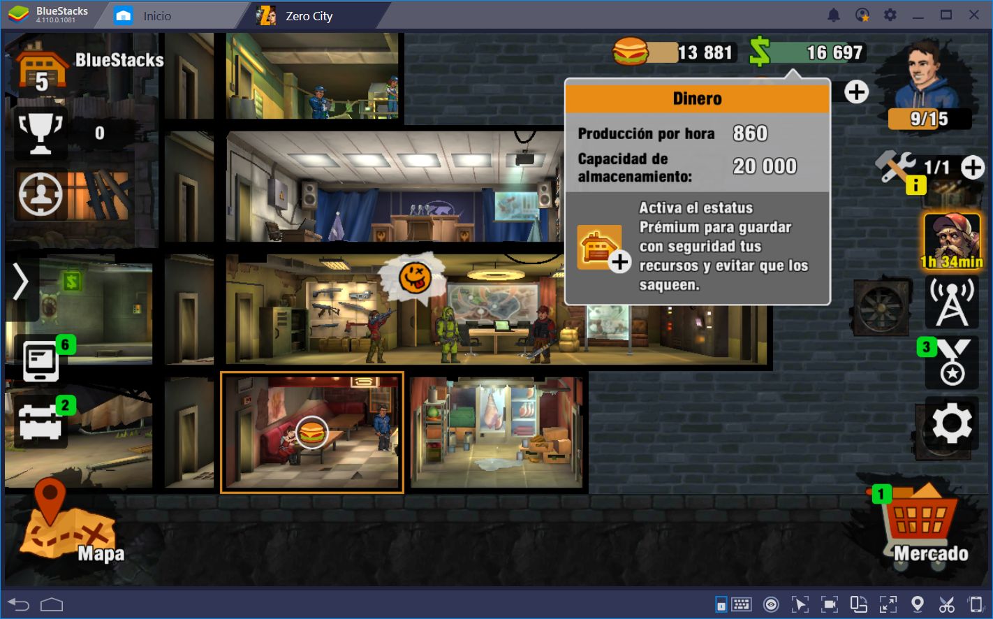 Enfrenta el Apocalipsis Zombi en Zero City con BlueStacks