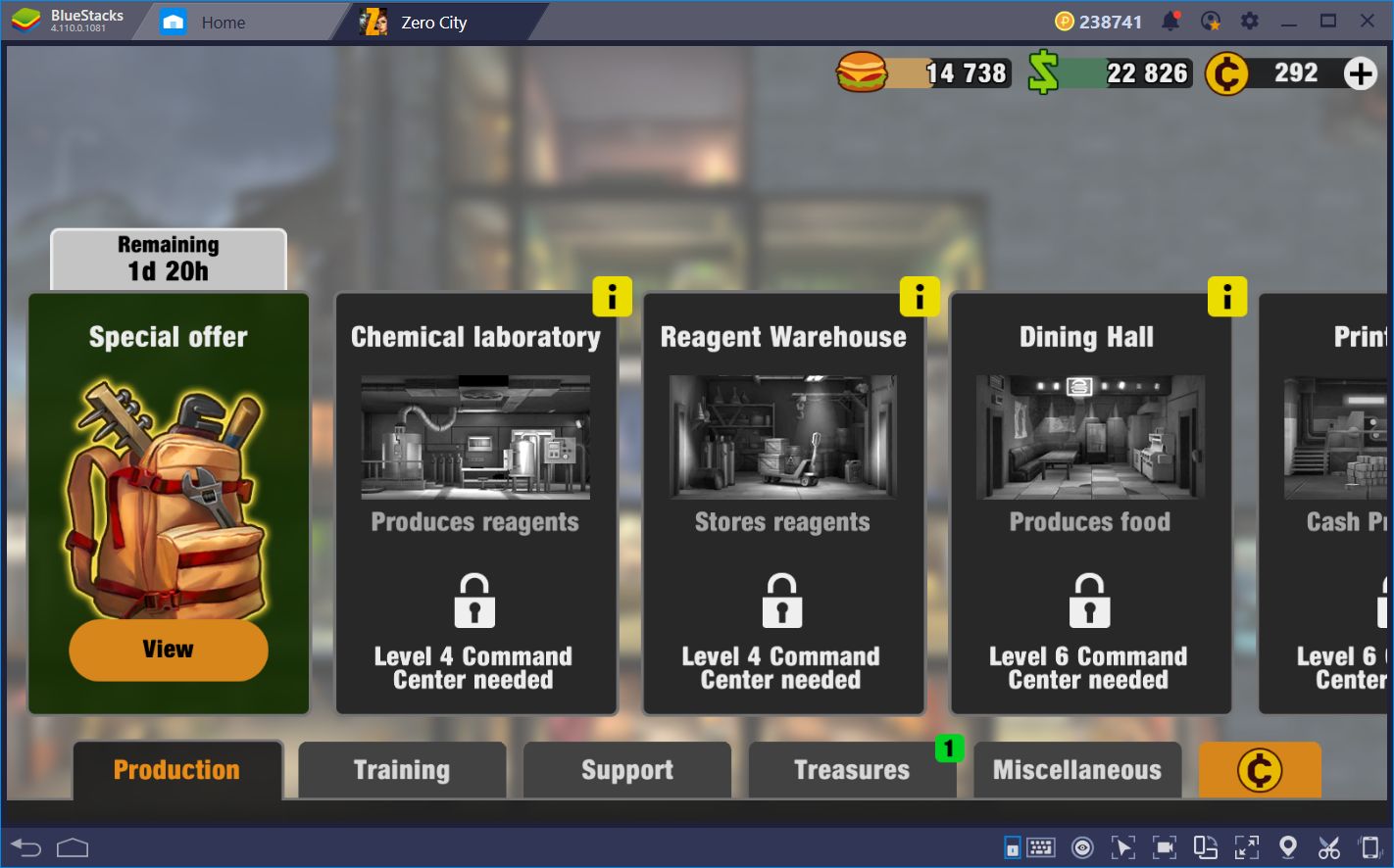 zero city mod menu