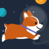 Space Corgi – Jumping Dogs