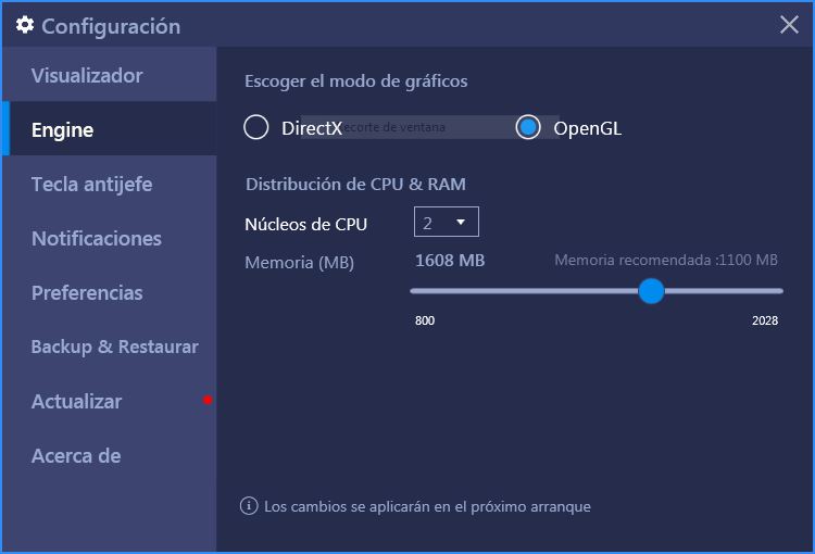 Bluestacks Settings Es