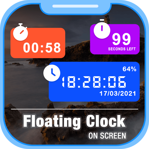 Floating Clock On Screen
