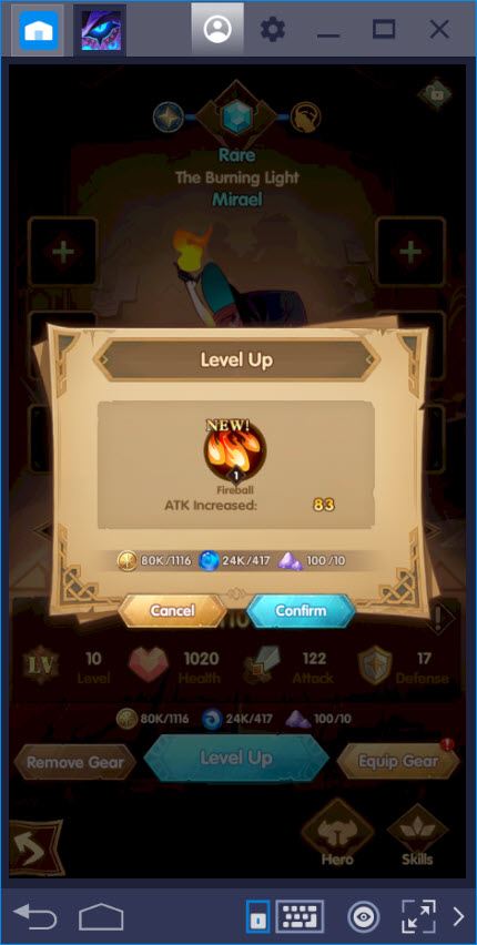 AFK Arena: Cách nâng cấp tướng và thiết lập đội hình